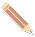 Pencil Isolated Vector Icon Editable