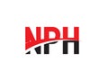 NPH Letter Initial Logo Design Vector Illustration