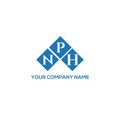 NPH letter logo design on white background. NPH creative initials letter logo concept. NPH letter design