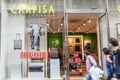 Logo of Carpisa on their main stores in Belgrade. Carpisa is an Italian manufacturer and retailer of luggage outlets