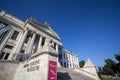 Main building of Mora Ferenc Museum in the end of the afternoon. It`s the main museum in Szeged Royalty Free Stock Photo