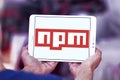 Npm software logo Royalty Free Stock Photo