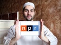 NPR , National Public Radio, logo Royalty Free Stock Photo