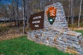 The NPS Catoctin Mountain Park Sign Royalty Free Stock Photo