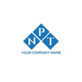 NPT letter logo design on white background. NPT creative initials letter logo concept. NPT letter design Royalty Free Stock Photo