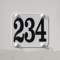 House number 234 Royalty Free Stock Photo