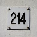 House number 214