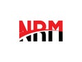 NRM Letter Initial Logo Design Vector Illustration Royalty Free Stock Photo
