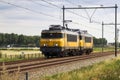 NS Alsthom 1700 locmotives 1750 and 1752 at Railroad track at Moordrecht