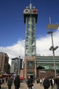 NSB Surveillance Tower, Central Railway Station, Oslo, Norway. Royalty Free Stock Photo