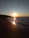 Sunset on the Azov Sea