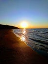 Sunset on the Azov Sea
