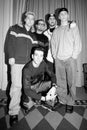 NSYNC, Lance Bass, JC Chasez, Joey Fatone, Chris Kirkpatrick and Justin Timberlake during the photo session Royalty Free Stock Photo