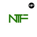 NTF Logo Letter Monogram Design Royalty Free Stock Photo