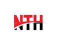NTH Letter Initial Logo Design Vector Illustration
