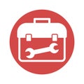 Tool bag Vector Icon which can easily modify or edit