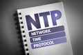 NTP - Network Time Protocol acronym