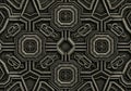 ntricate geometric pattern featuring interconnected octagonal Royalty Free Stock Photo