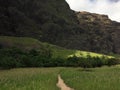 Nualolo Kai, Ancient Hawaiian Fishing Village at NaPali Coast on Kauai Island in Hawaii.