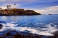 Nubble Lighthouse with Soft Water