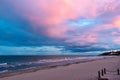 Nubes en el mar