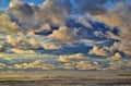 Nubes y Mar Royalty Free Stock Photo