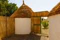 Nubian village in Dongola, Sudan Royalty Free Stock Photo