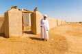 Nubian village in Dongola, Sudan Royalty Free Stock Photo