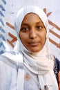 Nubian woman portrait. Royalty Free Stock Photo
