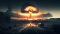 Nuclear Bomb Explosion Royalty Free Stock Photo