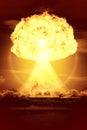 Nuclear bomb Royalty Free Stock Photo