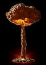 Nuclear bomb Royalty Free Stock Photo