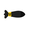 Nuclear bomb vector illustration