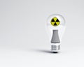 Nuclear bulb light Royalty Free Stock Photo