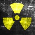 Nuclear danger background Royalty Free Stock Photo
