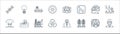 nuclear energy line icons. linear set. quality vector line set such as engineer, electricity, radiation, nuclear bomb, geiger