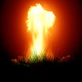 Nuclear explosion Royalty Free Stock Photo