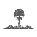 Nuclear Explosion Silhouette Concept