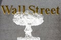 Nuclear explosion on wall street stock exchange sign