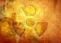 Nuclear, grunge background