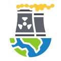 nuclear plant,industry,ecology,environment, icon