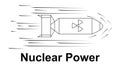 Nuclear power atomic energy Royalty Free Stock Photo