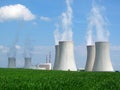 Nuclear power plant Royalty Free Stock Photo