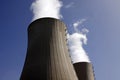 Nuclear power plant Royalty Free Stock Photo