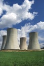 Nuclear power plant Royalty Free Stock Photo