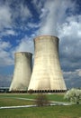 Nuclear power plant Royalty Free Stock Photo