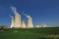 Nuclear power plant Royalty Free Stock Photo