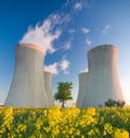 Nuclear power plant Royalty Free Stock Photo