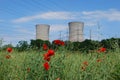 Nuclear power plant Royalty Free Stock Photo
