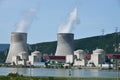 Nuclear power plant Royalty Free Stock Photo